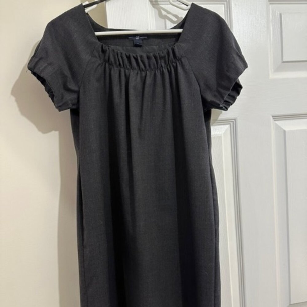 Grey suit short sleeve work dress